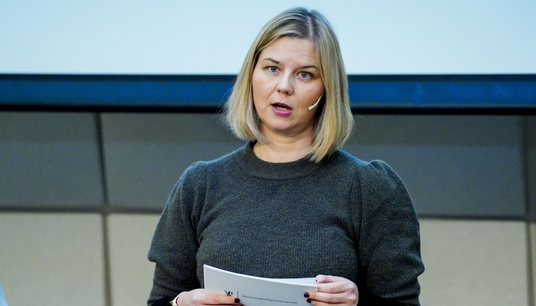 Kunnskaps- og integreringsminister Guri Melby. Kunnskaps- og integreringsminister Guri Melby.