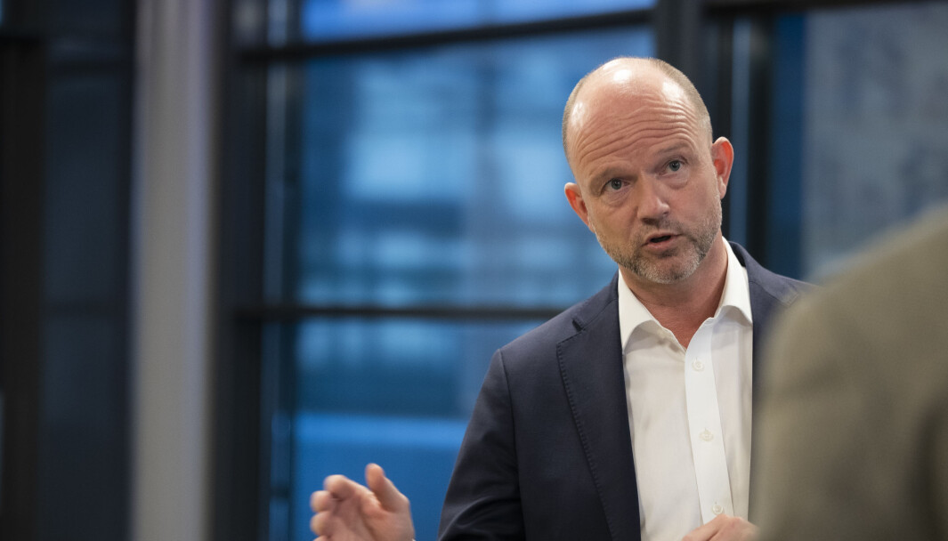 NHOs administrerende direktør Ole Erik Almlid. NHOs administrerende direktør Ole Erik Almlid.