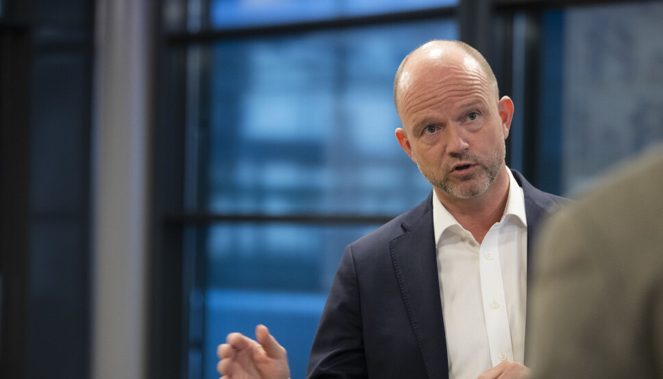 NHOs administrerende direktør Ole Erik Almlid. NHOs administrerende direktør Ole Erik Almlid.