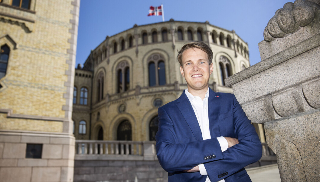 Arbeiderpartiets Torstein Tvedt Solberg. Arbeiderpartiets Torstein Tvedt Solberg.