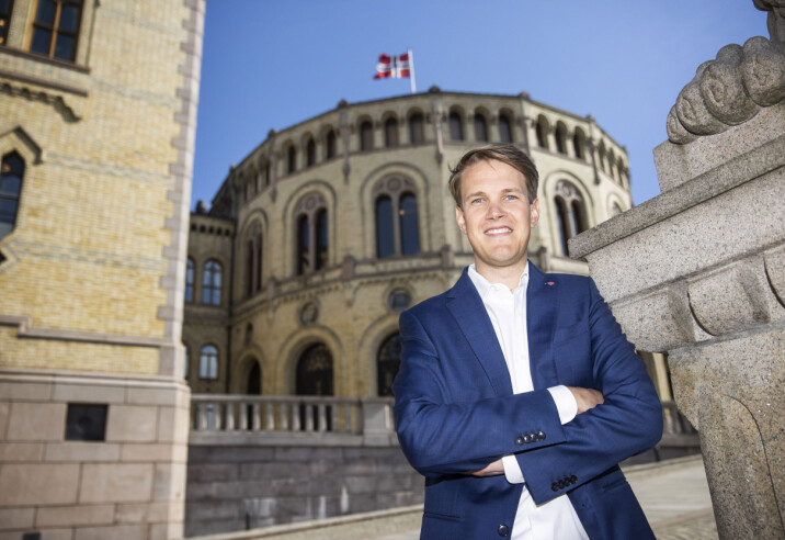 Arbeiderpartiets Torstein Tvedt Solberg. Arbeiderpartiets Torstein Tvedt Solberg.