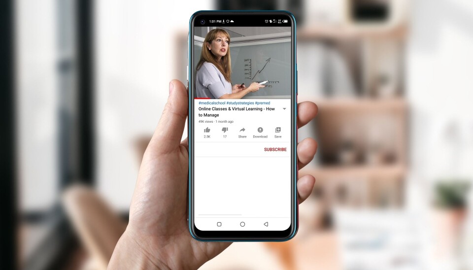 Digital fjernundervisning med avslåtte kameraer fungerer utmerket