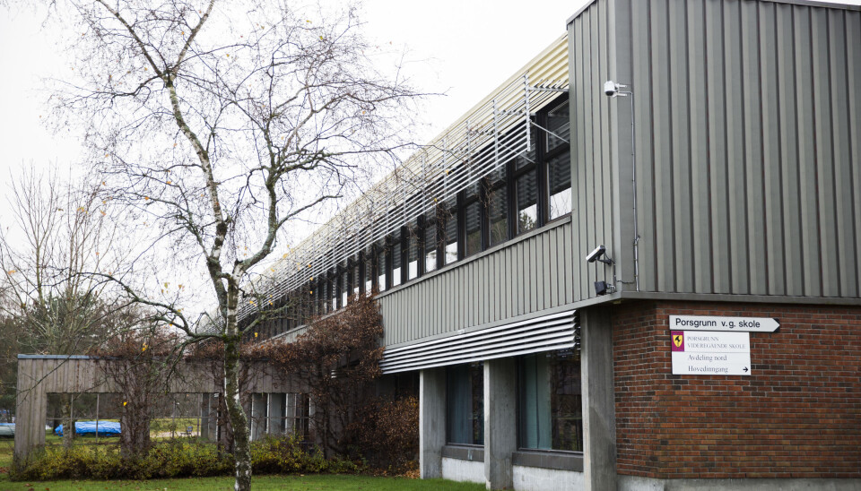 Det er innført digital undervisning på videregående skoler i Porsgrunn og Skien ut uka.