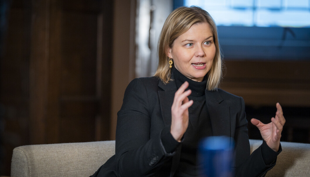 Kunnskapsminister Guri Melby (V). Kunnskapsminister Guri Melby (V).