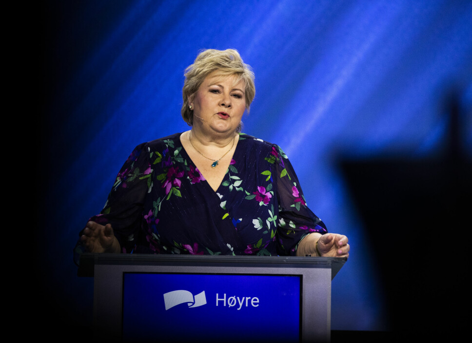 I sin tale til Høyres landsmøte tok Erna Solberg til orde for en reform for å øke ungdomsskoleelevenes læring, trivsel og motivasjon.