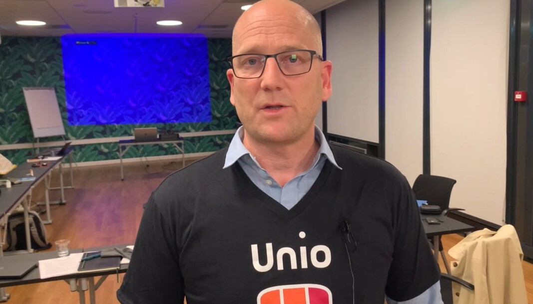 Utdanningsforbundets leder og streikegeneral for Unio, Steffen Handal. Utdanningsforbundets leder og streikegeneral for Unio, Steffen Handal.
