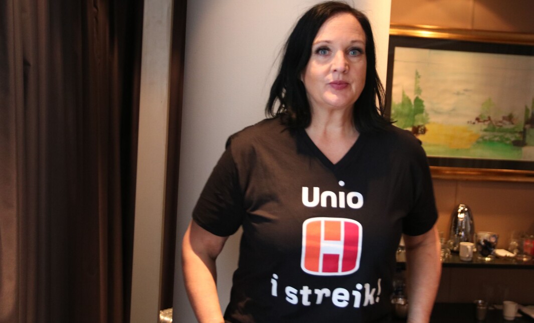 Forhandlingsleder Aina Skjefstad Andersen i Unio Oslo kommune. Forhandlingsleder Aina Skjefstad Andersen i Unio Oslo kommune.