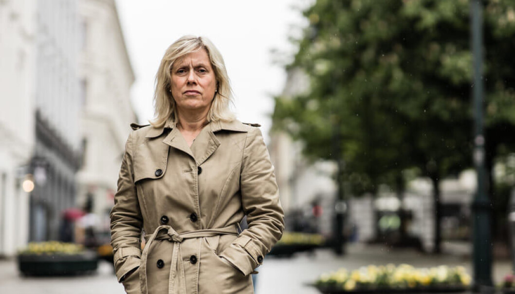 Helle Christin Nyhuus, fungerende leder i Norsk Lektorlag Helle Christin Nyhuus, fungerende leder i Norsk Lektorlag