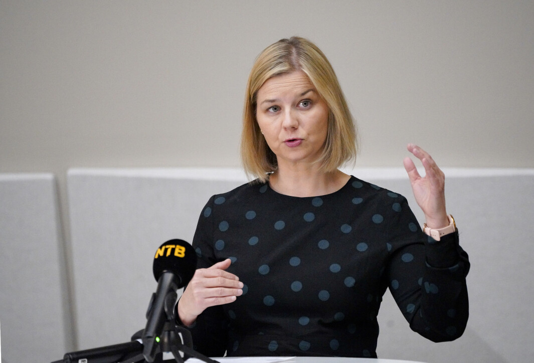 Kunnskaps- og integreringsminister Guri Melby (V). Kunnskaps- og integreringsminister Guri Melby (V).