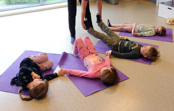 Yoga i barnehagen bidrar til at barna blir mer konsentrerte og mindre slitne
