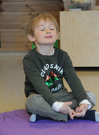 I Espira Grefsen stasjon barnehage lærer Alfred Wærholm Johansen yoga gjennom lek og øvelser han selv kan tilpasse sin egen kropp. I Espira Grefsen stasjon barnehage lærer Alfred Wærholm Johansen yoga gjennom lek og øvelser han selv kan tilpasse sin egen kropp.