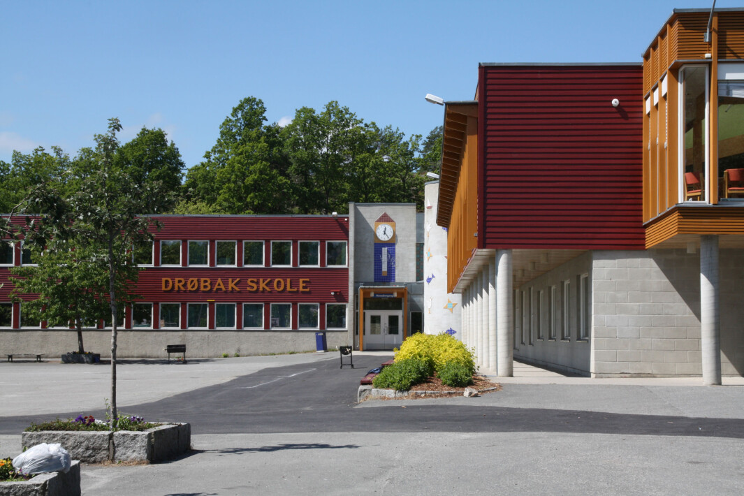 Drøbak skole. Drøbak skole.