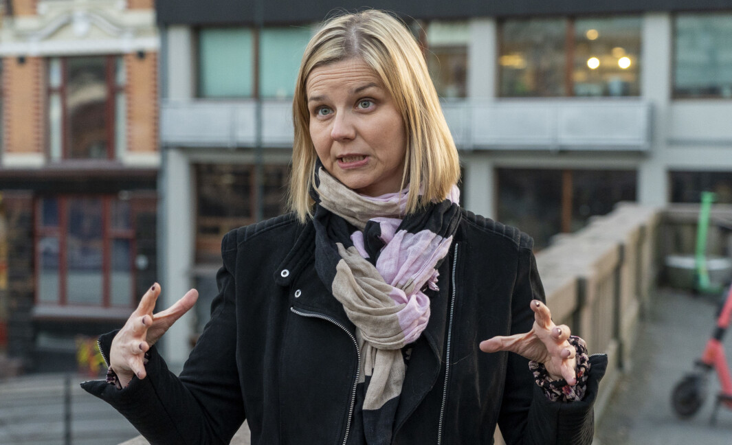 Kunnskaps- og integreringsminister Guri Melby (V). Kunnskaps- og integreringsminister Guri Melby (V).