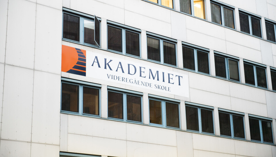 Oslo 20170718.
Akademiet videregende skole i Oslo.
Foto: Jon Olav Nesvold / NTB