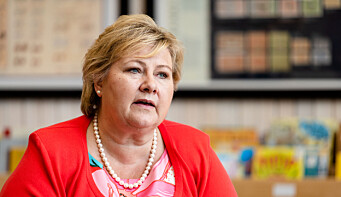 Et godt gratis utdanningssystem bidrar mest til klassereisen, ikke minst for innvandrere, sier Erna Solberg. Et godt gratis utdanningssystem bidrar mest til klassereisen, ikke minst for innvandrere, sier Erna Solberg.