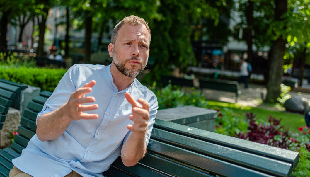 SV-leder Audun Lysbakken lover regjeringen støtte i flere av de utdanningspolitiske sakene. SV-leder Audun Lysbakken lover regjeringen støtte i flere av de utdanningspolitiske sakene.