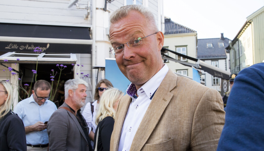 Alliansen-leder Hans Jørgen Lysglimt Johansen forsøkte å lokke elever med penger for at de skulle si nei til korona-vaksine. Her fotografert under Arendalsuka. Alliansen-leder Hans Jørgen Lysglimt Johansen forsøkte å lokke elever med penger for at de skulle si nei til korona-vaksine. Her fotografert under Arendalsuka.
