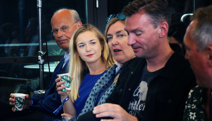 Mathilde Tybring-Gjedde i Høyre på et arrangement i 2019. Mathilde Tybring-Gjedde i Høyre på et arrangement i 2019.