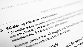 Behalde og rekruttere personell er eit av måla i lokale forhandlingar, ifølge hovudtariffavtalen. Behalde og rekruttere personell er eit av måla i lokale forhandlingar, ifølge hovudtariffavtalen.