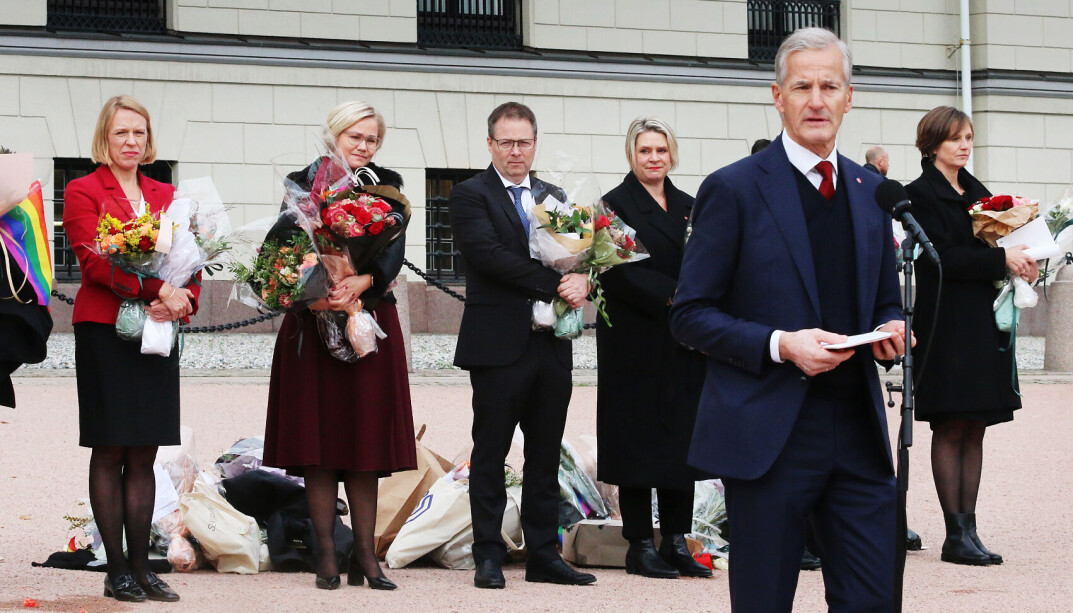 Statsminister Jonas Gahr Støre presenterte den nye regjeringen på Slottsplassen forrige uke. Statsminister Jonas Gahr Støre presenterte den nye regjeringen på Slottsplassen forrige uke.