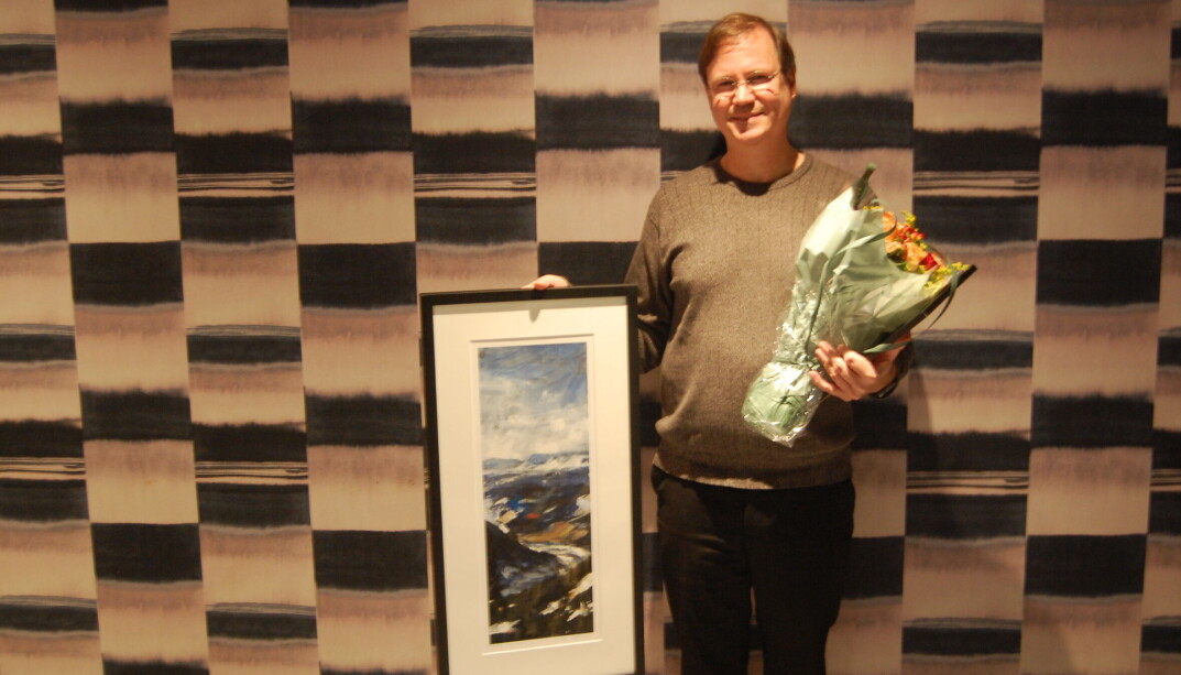 Gary Hoffman ved lærerutdanningen på Nesna i Nordland er årets vinner av Verneombudsprisen. Gary Hoffman ved lærerutdanningen på Nesna i Nordland er årets vinner av Verneombudsprisen.