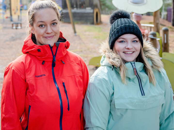Snart er Martine Hahn og Ragnhild Olsen klare for å søke jobber, og de gleder seg til barnehagelærerlivet. – Jeg har ønsket å bli barnehagelærer helt siden jeg gikk på ungdomsskolen, sier Olsen.