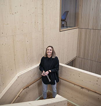 Lærer Siri Moen tror arkitekturen kan ha noe å si for elevenes læring. Lærer Siri Moen tror arkitekturen kan ha noe å si for elevenes læring.