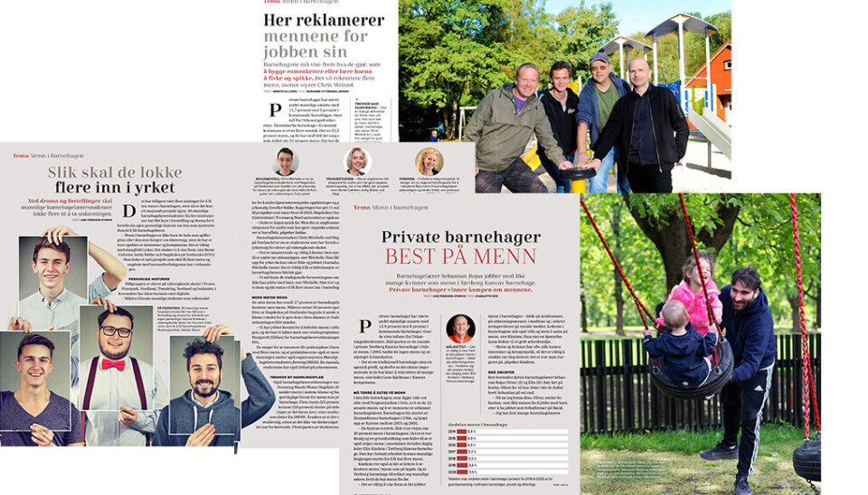 Honnør til Første steg som setter rekruttering av flere menn til barnehagelæreryrket på dagsorden. Det gjøres en for dårlig jobb med å øke kjønnsmangfoldet i norske barnehager, sier universitetslektor Arve Hansen ved Universitetet i Agder. Honnør til Første steg som setter rekruttering av flere menn til barnehagelæreryrket på dagsorden. Det gjøres en for dårlig jobb med å øke kjønnsmangfoldet i norske barnehager, sier universitetslektor Arve Hansen ved Universitetet i Agder.