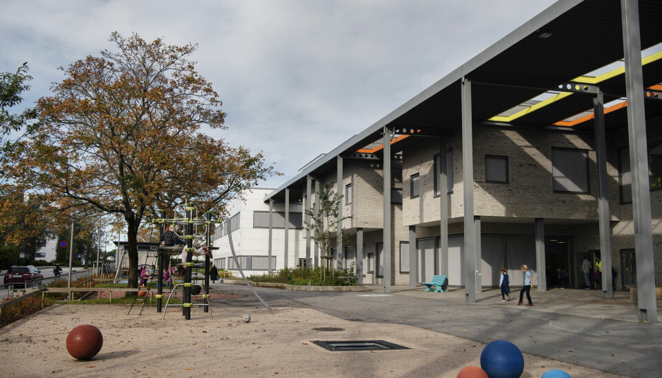 Over 300 har søkt vikarstillinger i skoler og barnehager i Stavanger. Her er Eiganes skole.