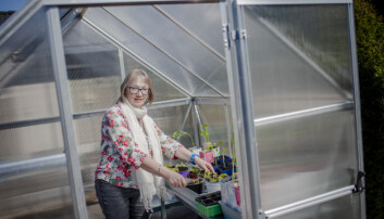 May Irene Morgan liker å drive med hagearbeid. May Irene Morgan liker å drive med hagearbeid.