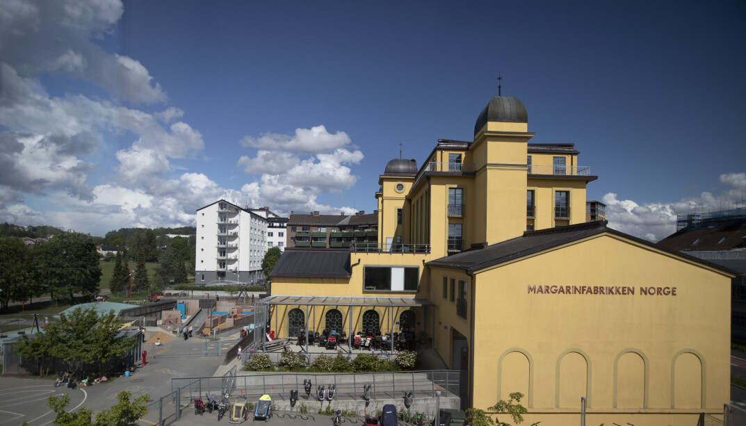 Margarinfabrikken barnehage ligger sentralt i Oslo, og de fleste av de 500 barna her bor i bydel Sagene. ( Margarinfabrikken barnehage ligger sentralt i Oslo, og de fleste av de 500 barna her bor i bydel Sagene. (