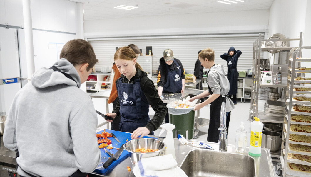 Ved Vardheia ungdomsskole i Stavanger får elevene både drille, snekre og kokkelere. Denne skolen er bygget som en yrkesfaglig skole og legger opp til praktisk undervisning. Ved Vardheia ungdomsskole i Stavanger får elevene både drille, snekre og kokkelere. Denne skolen er bygget som en yrkesfaglig skole og legger opp til praktisk undervisning.