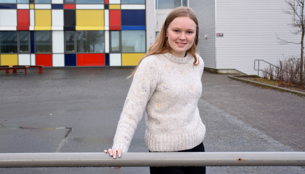 Lærerstudent Kristin Skjæveland gikk rett inn i et vikariat på Hafrsfjord skole, der hun selv har vært elev. Lærerstudent Kristin Skjæveland gikk rett inn i et vikariat på Hafrsfjord skole, der hun selv har vært elev.