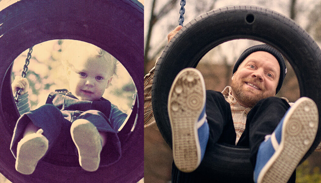 Komiker Jon Niklas Rønning minnes at han gjerne kunne sitte på gjerdet og dingle med beina og se på de andre barna i barneparken på Vålerenga. Komiker Jon Niklas Rønning minnes at han gjerne kunne sitte på gjerdet og dingle med beina og se på de andre barna i barneparken på Vålerenga.