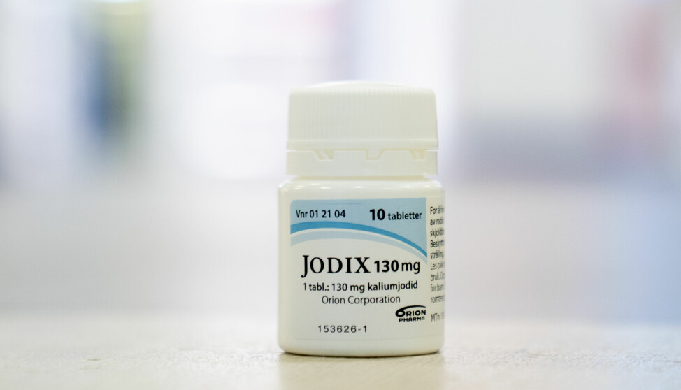 Jodix er den riktige typen jod-tabletter. Nå sørger kommunen for å ha nok tabletter i beredskap.