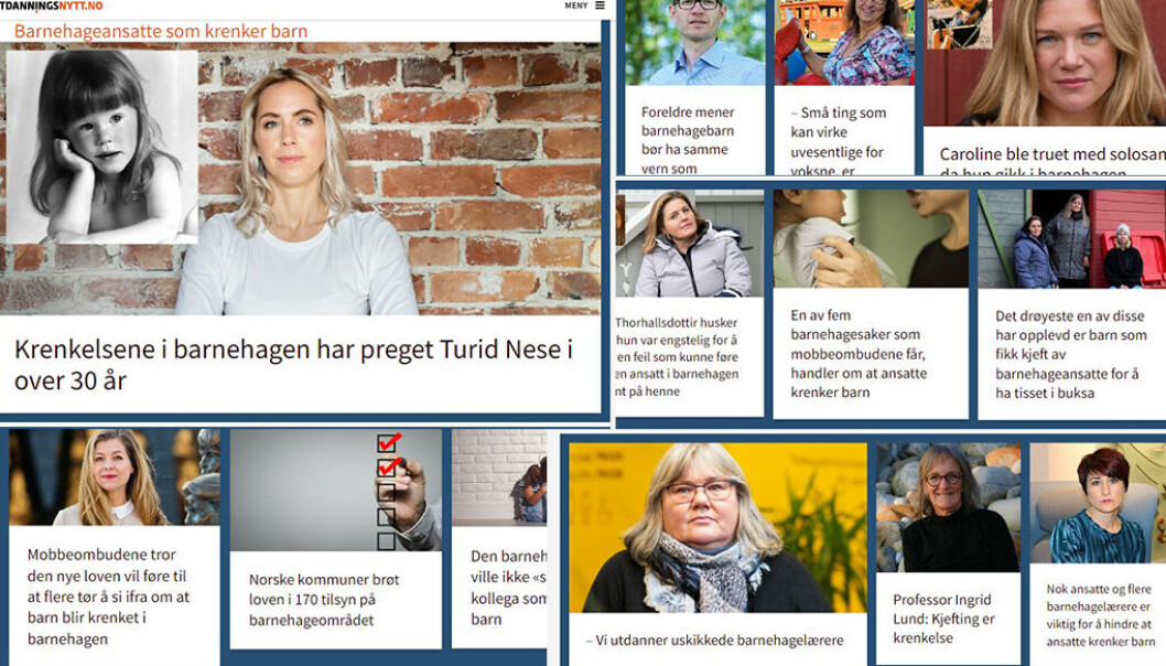 Temasaken om ansatte som krenker barn i Første steg nummer 2 2022, skapte stort engasjement i sosiale medier. Temasaken om ansatte som krenker barn i Første steg nummer 2 2022, skapte stort engasjement i sosiale medier.