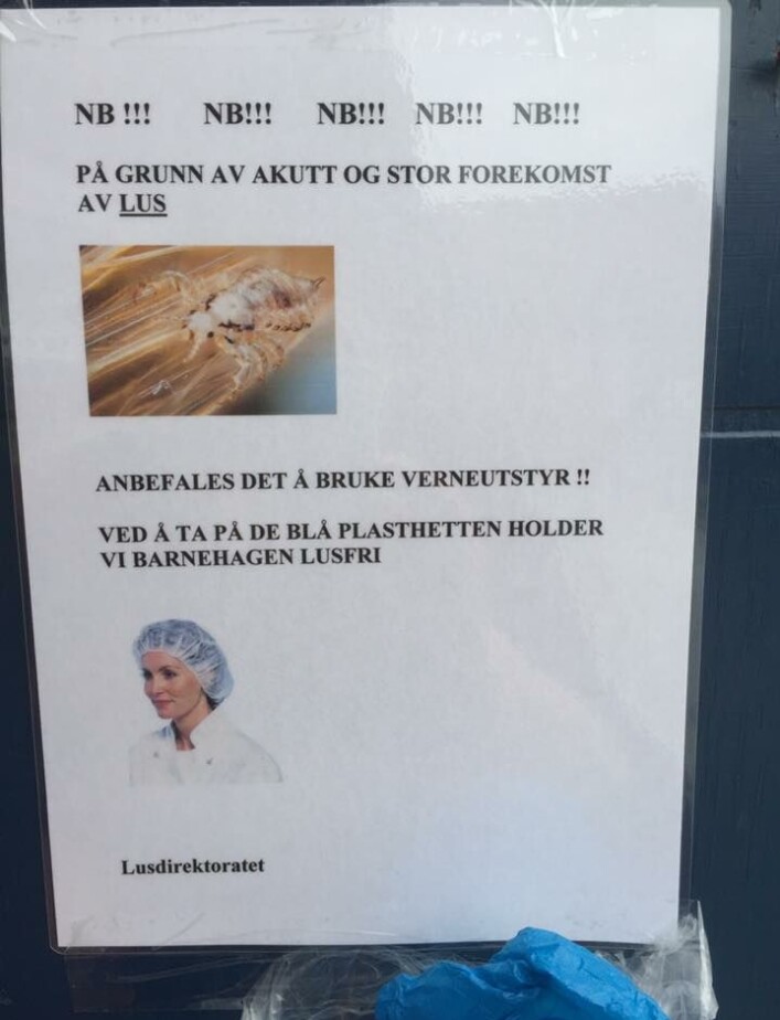 Dette oppslaget hang ved alle inngangene ved Valnesfjord barnehage for noen år siden. Dette oppslaget hang ved alle inngangene ved Valnesfjord barnehage for noen år siden.