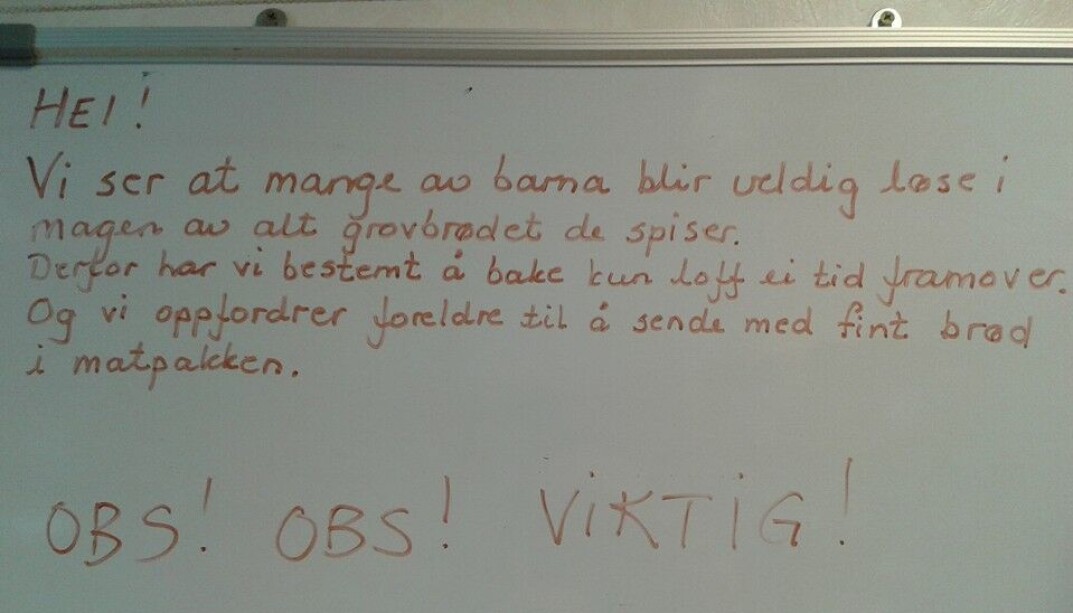 Enda en aprilspøk i en barnehage. Enda en aprilspøk i en barnehage.