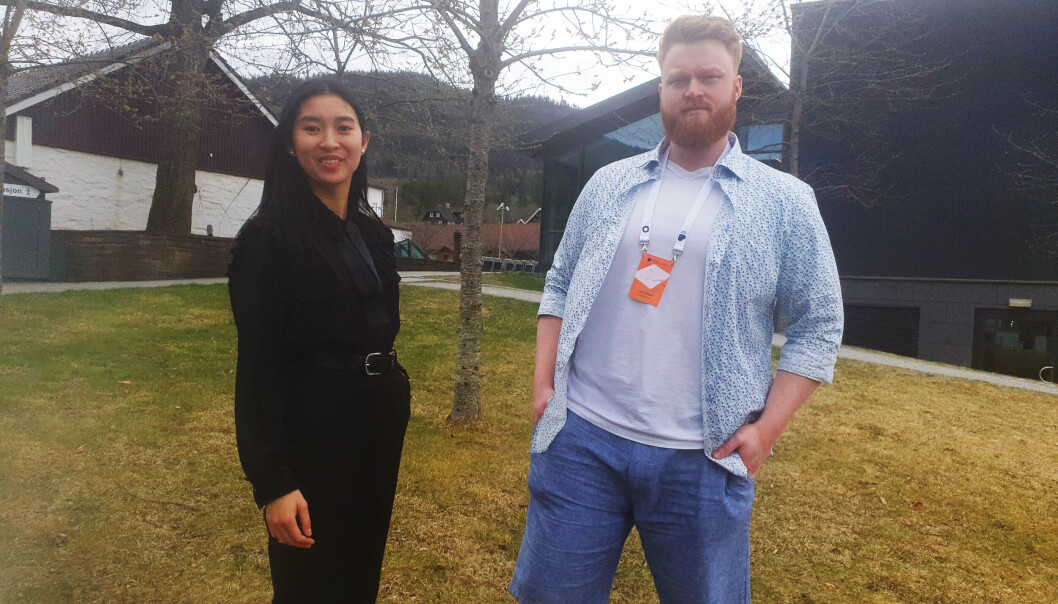 Pedagogstudentenes kommende lederduo: Sonja Tan Nguyen og Lars Syrrist. Pedagogstudentenes kommende lederduo: Sonja Tan Nguyen og Lars Syrrist.