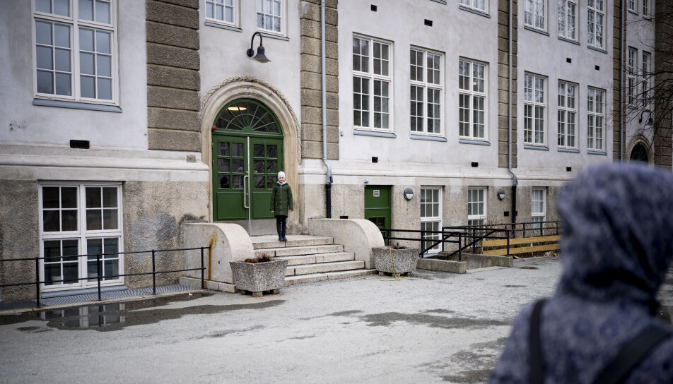 Oleksandra (9) kom til Trondheim fra krigsherjede Ukraina. Hun var lykkelig over å få plass på Lilleby skole etter bare to uker i Norge.