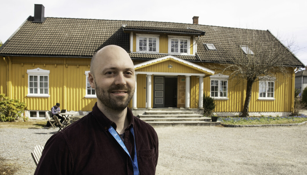Edwin Haga Aastorp er rektor på møbelsnekkerskolen.