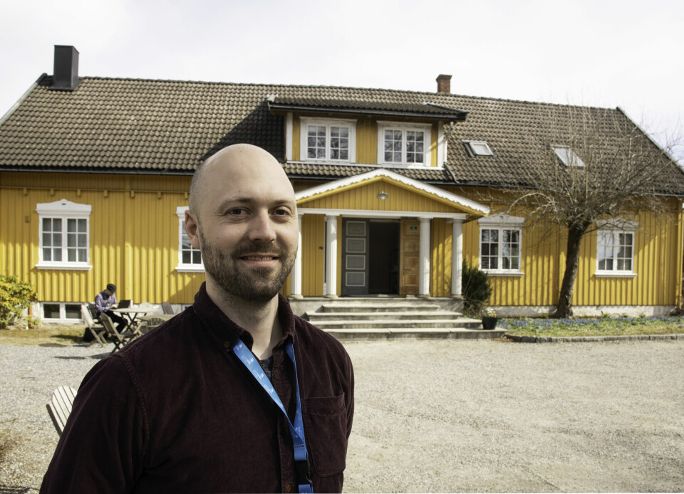 Edwin Haga Aastorp er rektor på møbelsnekkerskolen.