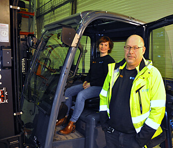 Norsklærer Thea Lerfald Hansen og kontaktlærer Thomas Skeie på transport og logistikk på Glemmen videregående. Norsklærer Thea Lerfald Hansen og kontaktlærer Thomas Skeie på transport og logistikk på Glemmen videregående.