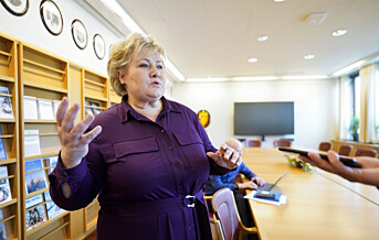 Erna Solberg: Skolepolitikk blir viktig frem mot kommunevalget