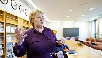 Erna Solberg: Skolepolitikk blir viktig frem mot kommunevalget