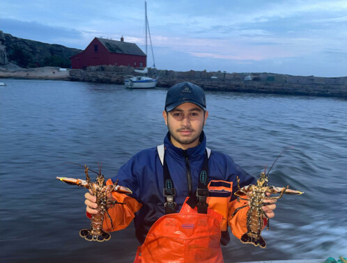 Ridha er klar for fiskerjobb i Oslofjorden