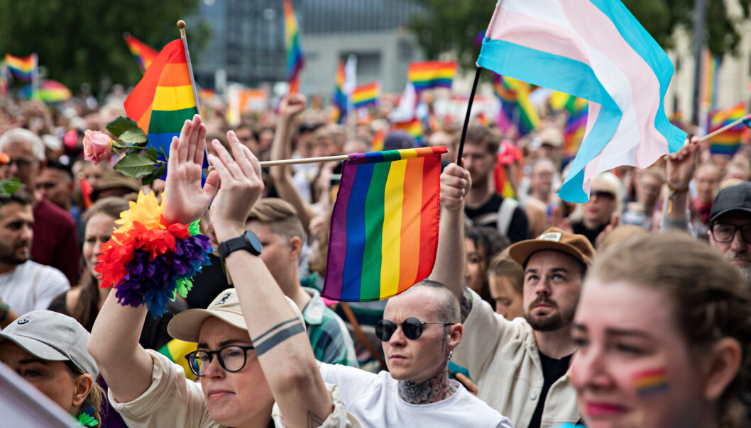 Pridemarkering i etterkant av masseskytingen på London Pub. Pridemarkering i etterkant av masseskytingen på London Pub.