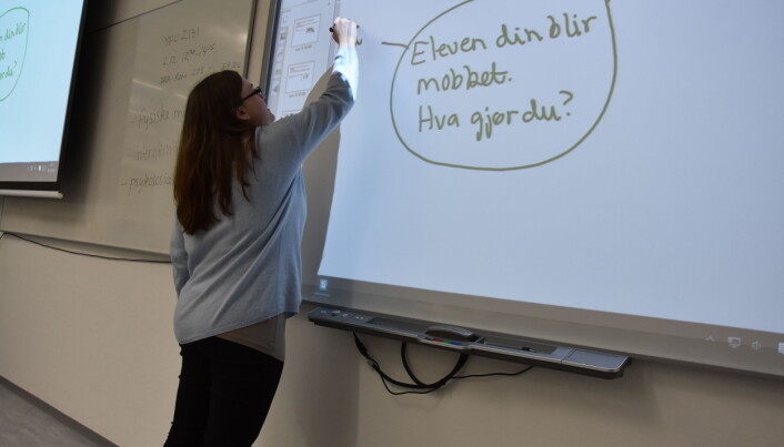 Fra undervisningen i Trondheim. Fra undervisningen i Trondheim.