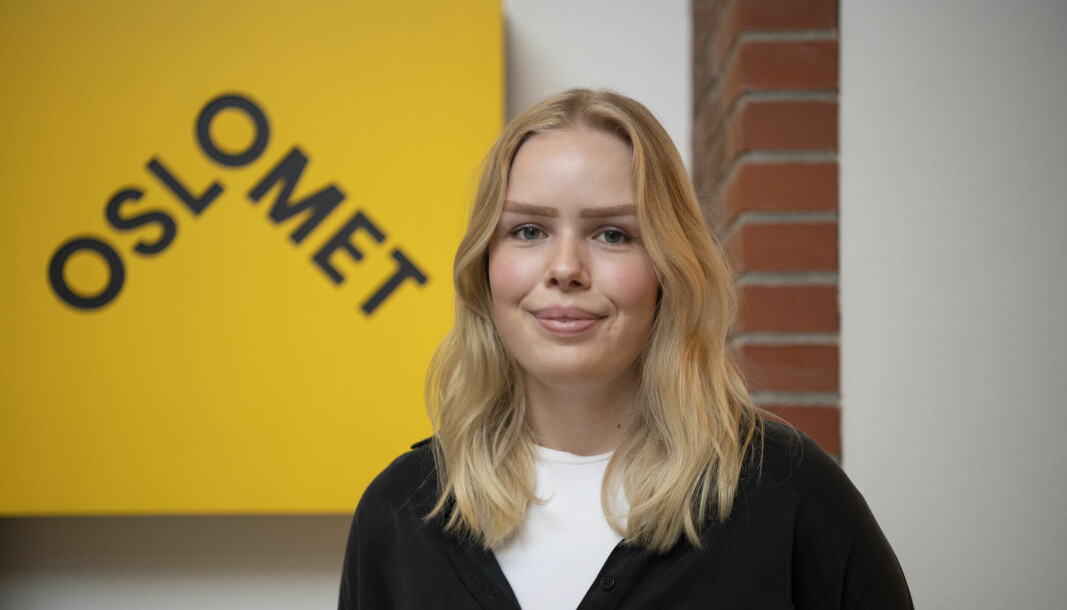 Oppsving: Celine Lorentzen (19) kom inn på førstevalget sitt: grunnskolelærer 1. til 7.trinn på Oslo Met.