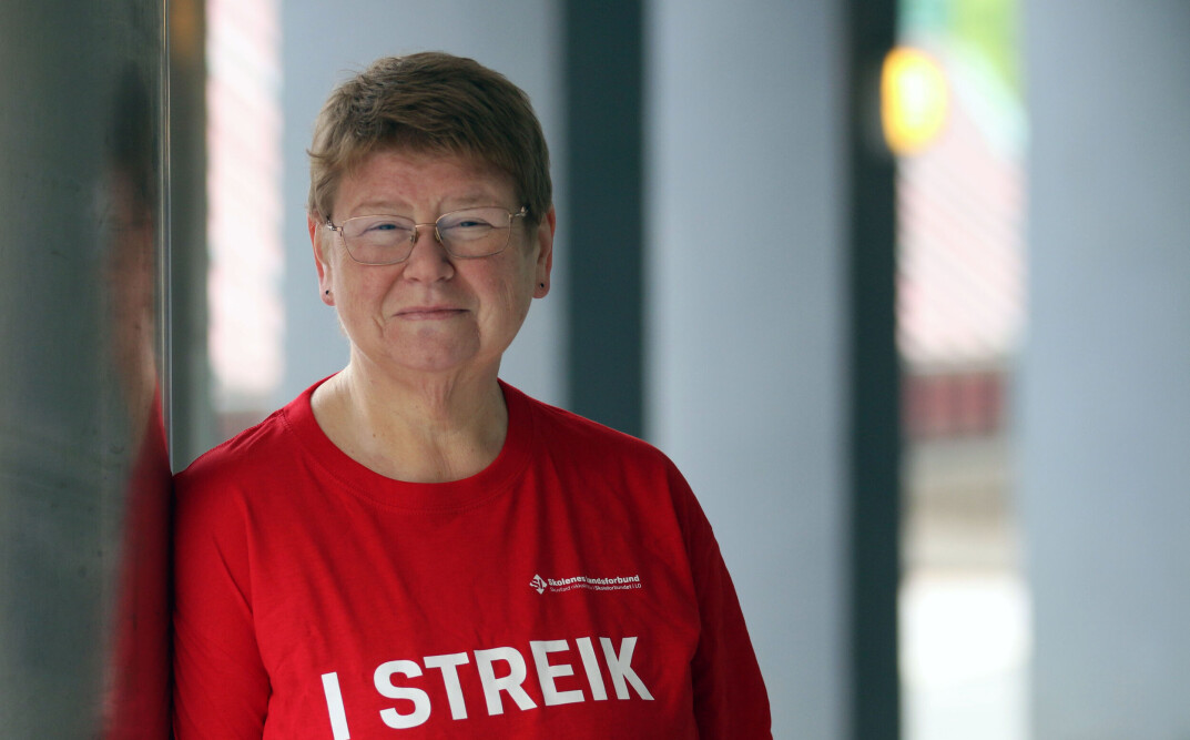 Bodil Gullseth, streikesjef og 2. nestleder i Skolenes landsforbund. Bodil Gullseth, streikesjef og 2. nestleder i Skolenes landsforbund.